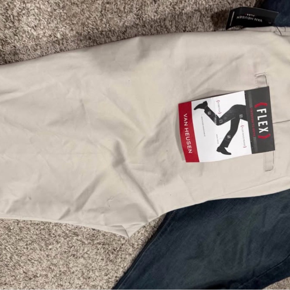 Van Heusen Flex Light Tan Pants